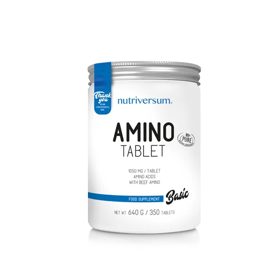 nutriversum_BASIC_Amino_tablet_350tbl_500px.png Nutriversum Amino 350 Tablets - Image 1