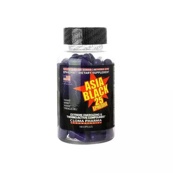 Cloma Pharma Asia Black 25 (100 capsules 100 servings)