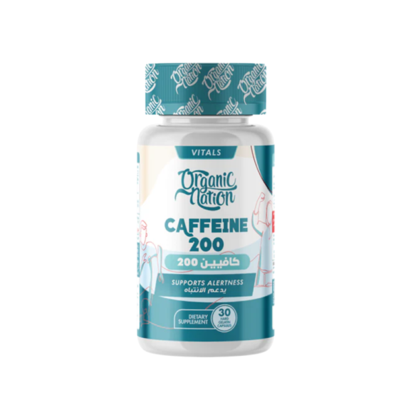 Caffeine 200-30Serv.-30Hard Gelatin Capsules