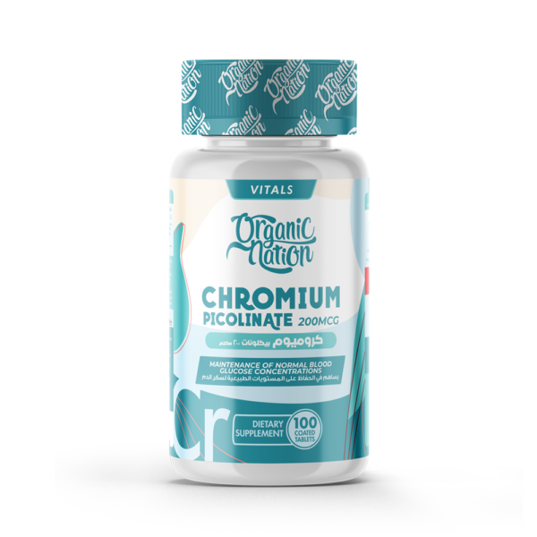 Chromium Picolinate 200MCG-100Serv.-100Tablets