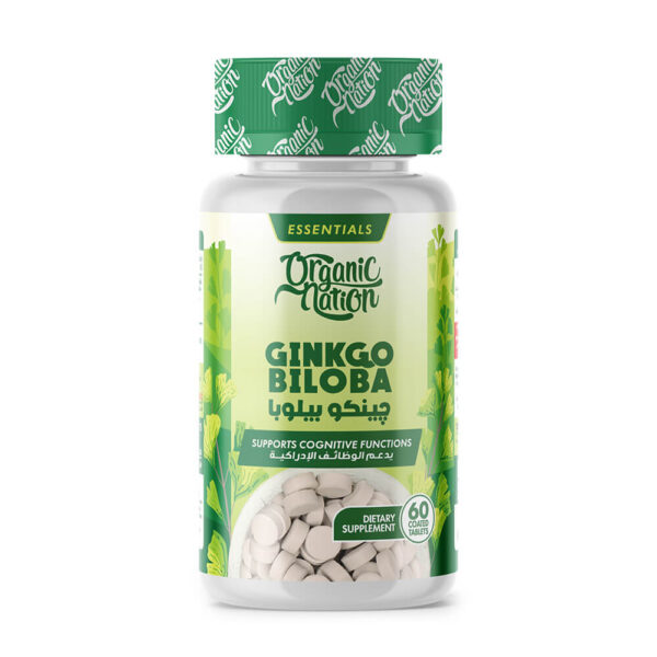 Ginkgo Biloba 60MG-60Serv.-60Tablets