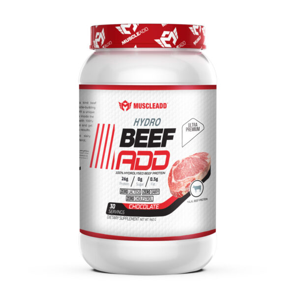 Muscle Add Hydro Beef Add 100% Hydrolyzed Beef Protein-30Serv.-960G.