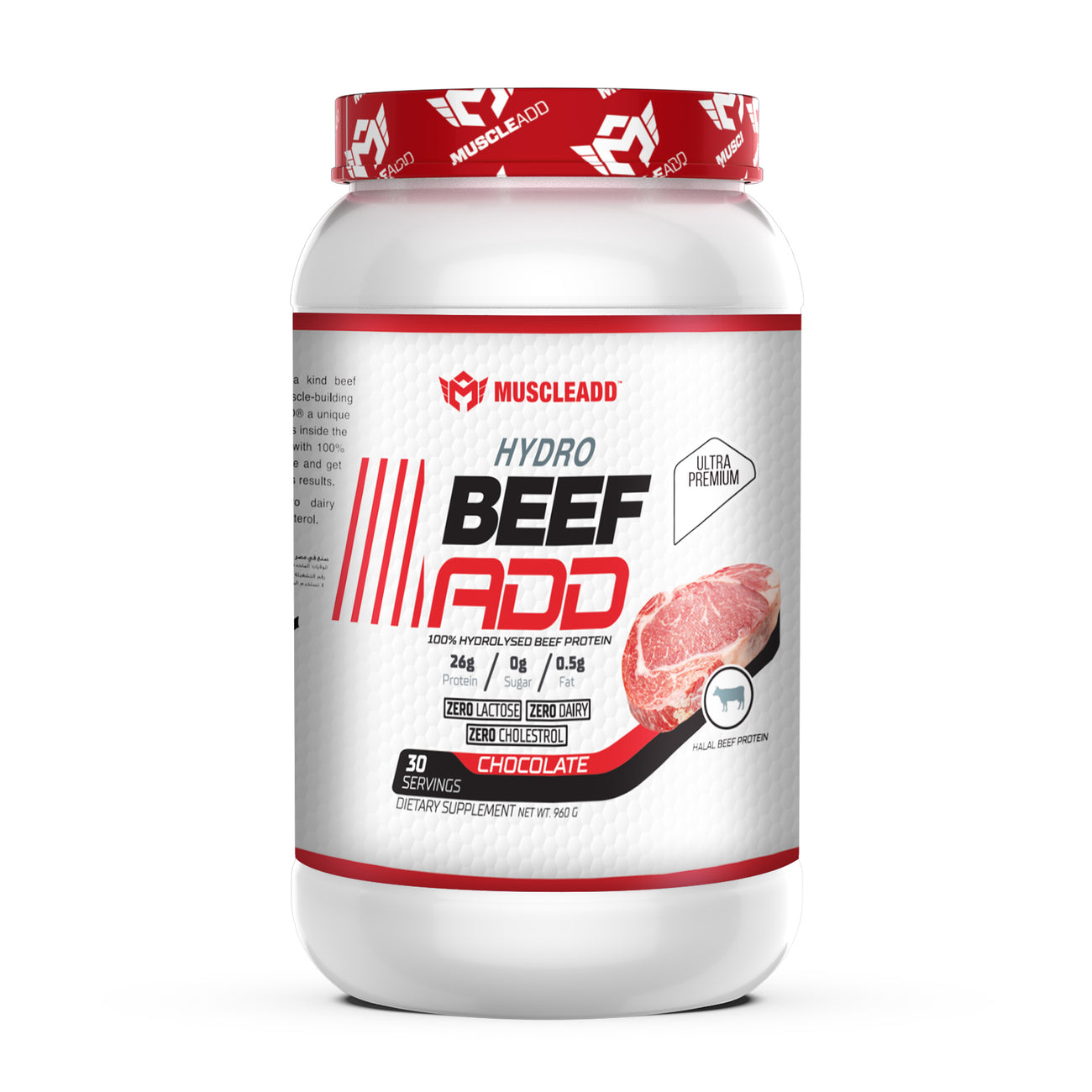 Hydro-Beed-Beef-960g_1300x Muscle Add Hydro Beef Add 100% Hydrolyzed Beef Protein-30Serv.-960G. - Image 1