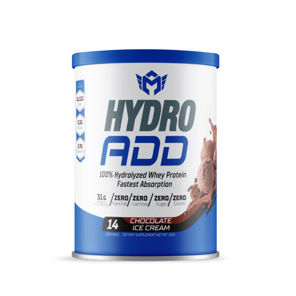Muscle Add Hydro Add 100%Hydrolyzed Whey Protein Fastest Absorption-25Serv.-950G.