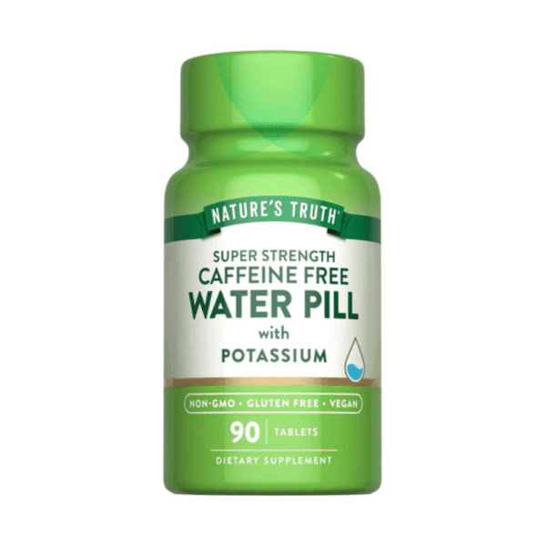 Nature’s Truth Water Pill with Potassium | Caffeine Free