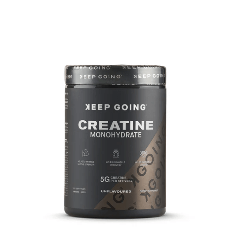 creatine-front-1 Keep Going Creatine Monohydrate 300gm – 60 serv - Image 1