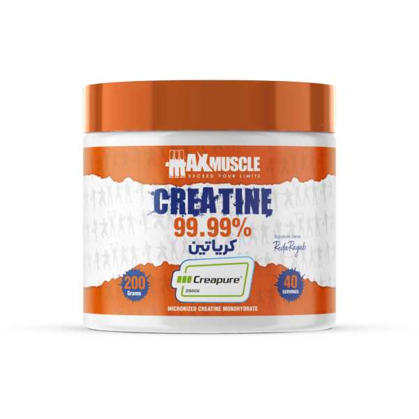 Max Muscle Creatine 99.9%Creapure-40Serv.-200G